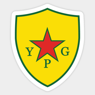 Kurdish YPG People's Protection Units Patch Sticker